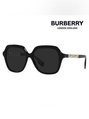 ✨Host pick✨Burberry Black Sunglasses with Gold Logo Temples